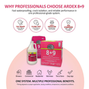 ARDEX 8+9, Rapid Waterproofing and Crack Isolation, Compound Kit, Solvent-Free, Cement-based Membrane, for Commercial and Residential Bathrooms 3 Gal + 27 Lbs, White