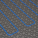 SunTouch HeatMatrix Uncoupling Anti-Fracture Membrane Mat for WarmWire Heating Systems, One-Ply Non-Woven Fleece Underlayment, for Ceramic Tile and Stone Tile, 161 Sq Ft, Gray