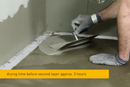 Kiesel Servoflex DMS 1 K Plus SuperTec Flexible, Single Component, Self-Curing, Cementitious Waterproofing Membrane, 15 Kg, Flooring Underlayment for Indoor and Outdoor Walls and Floors, Gray, 80177