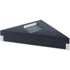 Wedi Suspended Corner Prefabricated, Ready to Tile, Pre-Sloped Seat M, Waterproof Extruded Polystyrene Shower Bench with Foam Core, 19" x 19", for Tiled Shower Surrounds, US3000001