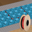 Mapei Mapeheat Electric Radiant Floor Heating Cable for Interior Underfloor Warming for Installing Heating Membrane