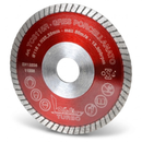 Montolit TCS-R Red Line Turbo Diamond Porcelain Cutting Blade with Reinforced Core for Dry and Wet Use on Angle Grinders – Ultra-Thin 1.4 mm Professional Tile Blade for Precision Chip-Free Cuts