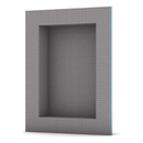 Wedi Prefabricated Durable Polystyrene Building Panel Waterproof Shower Niche, 16 Inch x 12 Inch, for Tiled Shower Surrounds, US3000004