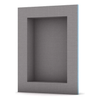 Wedi Prefabricated Durable Polystyrene Building Panel Waterproof Shower Niche, 16 Inch x 12 Inch, for Tiled Shower Surrounds, US3000004