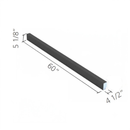 Wedi Waterproof, Durable, Prefabricated, Full Foam, Vapor-Resistant Shower Curb, 5-1/8 In x 4 1/2 In x 60 In, 5 Ft (60 Inch) Long, for Tiled Shower Surrounds, US3000039
