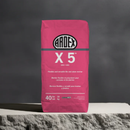 Ardex X 5 Flexible Mortar, 40 Lbs Bag, Versatile, Polymer-modified, Water Resistant Flooring Underlayment for Interior and Exterior Use, Gray