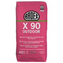 Ardex X 90 Outdoor MicroteC3, Rapid-Set, Cement-Based Flexible Thinset Mortar, 40 Lb (18 Kg) Bag, Freeze Thaw Resistant Flooring Underlayment for Stone, Ceramic Tile, for Exterior Applications, White