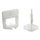 Bardalas Tile Leveling System Clips (2,000 pcs), Precision 1/16 Inch Spacing for Seamless Tile Installations, Model BA116NIKPA, White