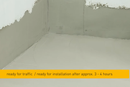 Kiesel Servoflex DMS 1 K Plus SuperTec Flexible, Single Component, Self-Curing, Cementitious Waterproofing Membrane, 15 Kg, Flooring Underlayment for Indoor and Outdoor Walls and Floors, Gray, 80177