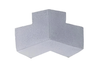 Kiesel Polyethylene Preformed Shower Waterproofing Membrane Inside Corner, for Shower Base and Shower Curb Corner, for Ceramic Tile Flooring Underlayment, 60180