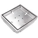 Wedi Shower Drain Cover, Grate Assembly, 3-3/4"x3-3/4" Stainless Steel Adjustable Tile-Ready Drain Cover with Frame for Prefabricated Shower Bases and Waterproof Shower Systems