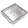 Wedi Shower Drain Cover, Grate Assembly, 3-3/4"x3-3/4" Stainless Steel Adjustable Tile-Ready Drain Cover with Frame for Prefabricated Shower Bases and Waterproof Shower Systems