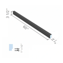 Wedi Waterproof, Durable, Prefabricated, Full Foam, Vapor-Resistant, "Lean" Shower Curb, 3-1/2 In x 2 In x 60 In, 5 Ft (60 Inch) Long, for Tiled Shower Surrounds, US3000038