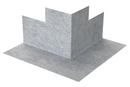 Kiesel Polyethylene Preformed Shower Waterproofing Membrane Outside Corner, for Shower Base and Shower Curb Corner, for Ceramic Tile Flooring Underlayment, 60181