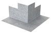 Kiesel Polyethylene Preformed Shower Waterproofing Membrane Outside Corner, for Shower Base and Shower Curb Corner, for Ceramic Tile Flooring Underlayment, 60181