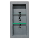 Prova TT8800NCH33 Prefabricated Durable Polystyrene Building Panel Waterproof Shower Niche, 33 Inch x 16 Inch, with 2 Adjustable Safety Glass Shelves for Tiled Shower Surrounds, Bathrooms And Kitchen