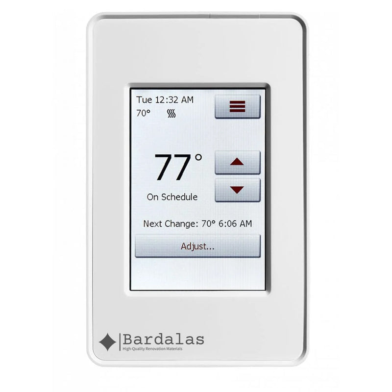 Bardalas Touchscreen Programmable Radiant Floor Heating Smart Thermostat