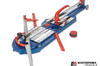 Montolit Masterpiuma Power 5 Italica Manual Tile Cutter with Battery-Powered Tracer For Large Format Tiles, 51.5" (131 cm), 131P5-IT