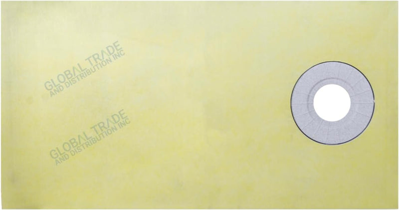 Profilitec Pre-Fabricated Shower Tray, Waterproof Curbless Shower Base with Pre-Sloped Surface, Lightweight XPS Foam Pan, 32 Inch x 60 Inch, Off-set Outlet (STC-TRAY81/152D)