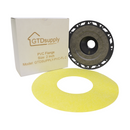 GTDsupply 2 Inch PVC Shower Drain Flange with Ring Assembly – Durable Drain Base for Tile Shower Floor Waterproofing Systems (GTDSUPPLY-PVC-FL-2)