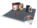 Nuheat nVent Electric Floor Heating kit, Includes - Peel & Stick Membrane, AC0055 Programmable Touchscreen WiFi Thermostat, Heat Cable, Fault Indicator