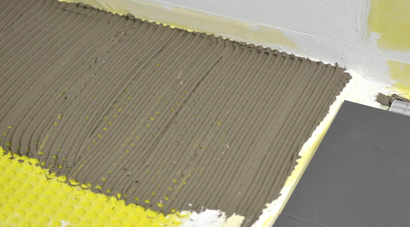 Profilitec Floortec Waterproof Uncoupling Membrane 323 Sq Ft Roll, 1/8" Thick, Translucent, Anti-Fracture Mat, Crack Isolation, Lay-Flat (No Curling) Flooring Underlayment for Tile Floors, Showers, Bathrooms, Ideal for Subfloor Protection (9 Rolls Bundle)