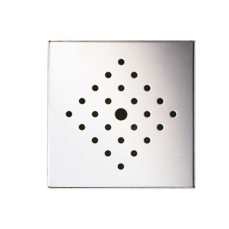 Profilitec Showertec Square Grate Assembly, Stainless Steel Drain Cover