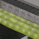 Profilitec Draintec 8, Polyethylene Drainage Membrane, 161 Sq Ft with Double Drainage Channel and Non-woven Fabric
