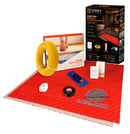 CosyFloor Electric Radiant Floor Heating Kit with Floor Heating Thermostat, Heating Cable, Prova Flex-Heat Tile Underlayment Membrane and Safe Installation Tools
