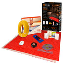 CosyFloor Electric Radiant Floor Heating Kit with Floor Heating Thermostat, Heating Cable, Prova Flex-Heat Tile Underlayment Membrane and Safe Installation Tools