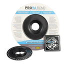 Prova 48" x 48" Shower Pan (Shower Tray) Waterproofing Board Assembly Kit with ABS Drain, Prefabricated Tile Shower Base for Bathroom Renovation, Walk-In Showers, Easy Installation