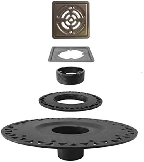 Prova-Bonding-Flange-with-Grate-Assembly-Stainless-Steel