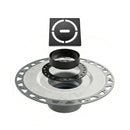 All-in-one Shower Drain Kit with 2" ABS or PVC Bonding Flange, 4" Grate Assembly