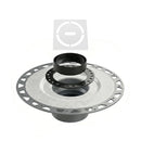 All-in-one Shower Drain Kit with 2" ABS or PVC Bonding Flange, 4" Grate Assembly
