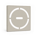 Schluter Systems Kerdi 4 Inch Square Grate Assembly – Stainless Steel Shower Drain Cover, Ideal for Bathroom or Wet Rooms