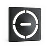 Schluter Systems KERDI 4 Inch Square Grate Assembly – Stainless Steel Shower Drain Cover, Ideal for Bathroom or Wet Rooms