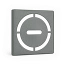 Schluter Systems Kerdi 4 Inch Square Grate Assembly – Stainless Steel Shower Drain Cover, Ideal for Bathroom or Wet Rooms