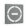 Schluter Systems KERDI 4 Inch Square Grate Assembly – Stainless Steel Shower Drain Cover, Ideal for Bathroom or Wet Rooms