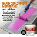 Custom BLDG Products RedGard Anti-Fracture, Quick Dry, Waterproofing and Crack Prevention Liquid Rubber Membrane LQWAF1-2, 1-Gallon (128 Fl Oz), Adhesive for Indoor and Outdoor Use