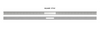 Schluter Systems KERDI-LINE-VARIO 96 Inch (244 cm) Linear Square Design Grate Assembly, 1-11/16 Inch Wide with Flange Channel Body in Brushed Stainless Steel Design, for Tiled Showers (KLVRID3EB244)