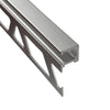 Profilitec Tile Edge Protection Profile Trim, 10-Piece Pack, 8 Ft Length, Metal Tile Edging for Wall and Floor Tile Finishing