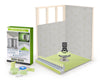 Profilitec Showertec Advanced Waterproof Shower Kit with Prefabricated Sloped Shower Tray, Drain Kit with Grate Assembly, STBO122X81 Lightweight Vapor-Tight Shower Wall Boards