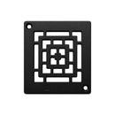 Profilitec Showertec Square Grate Assembly Stainless Steel Drain Cover with 4" Drain and 10 Cm Grid, Low Profile Tile-Ready Shower Drain System for Waterproof Shower Bases