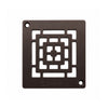Profilitec Showertec Square Grate Assembly Drain Cover with 4" Drain, Low Profile Tile-Ready Shower Drain System for Waterproof Shower Bases