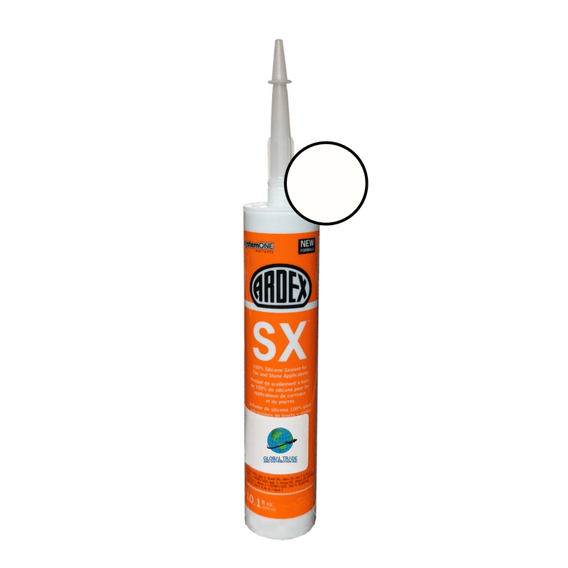 Ardex SX Silicone Sealant for Tile & Stone, High Bond Strength Adhesive, 10.1 oz