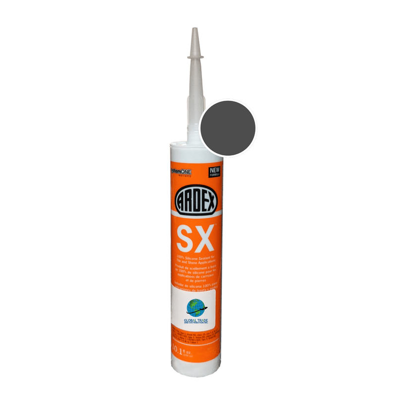 Ardex SX Silicone Sealant for Tile & Stone, High Bond Strength Adhesive, 10.1 oz