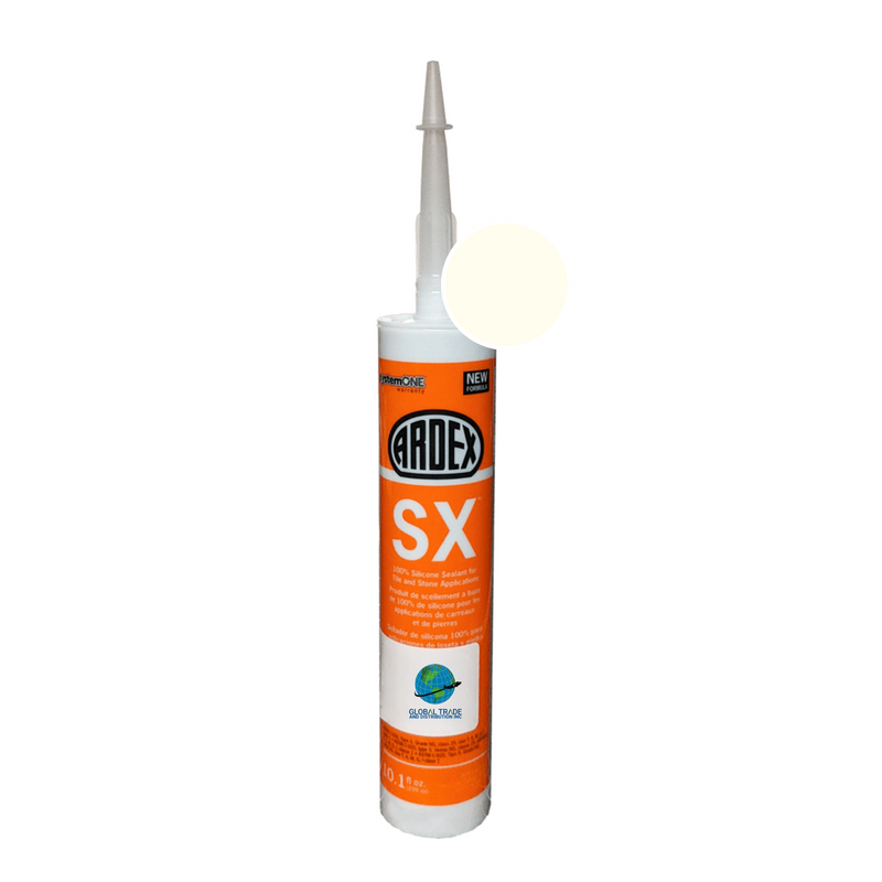 Ardex SX Silicone Sealant for Tile & Stone, High Bond Strength Adhesive, 10.1 oz