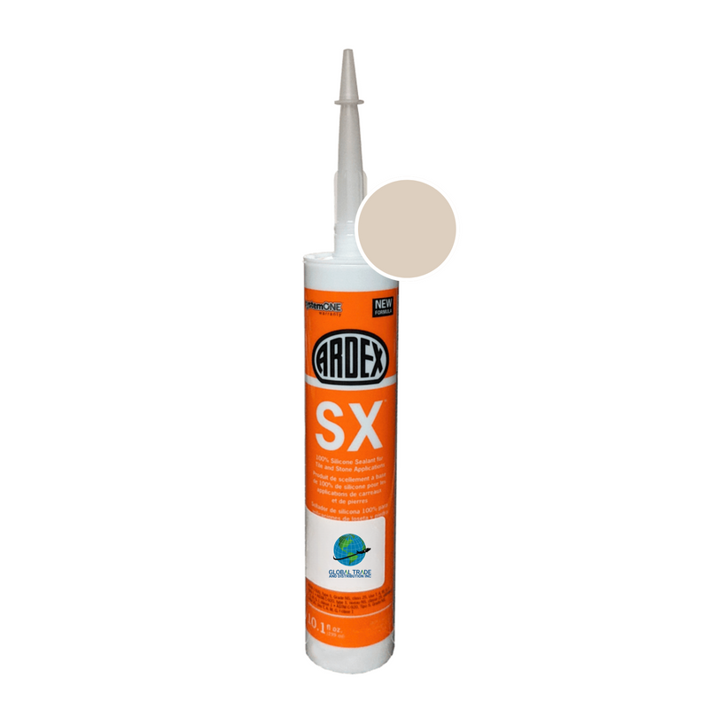 Ardex SX Silicone Sealant for Tile & Stone, High Bond Strength Adhesive, 10.1 oz