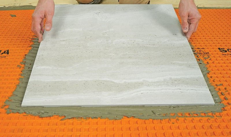 Schluter Systems Ditra 30M Uncoupling and Waterproofing Polyethylene Membrane 1/8" Underlayment 323 Sq Ft Roll