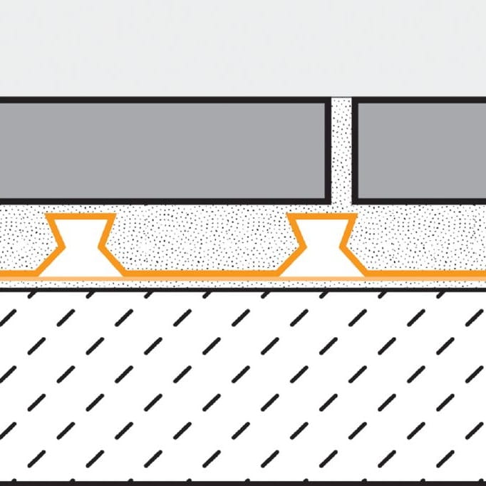 Schluter Ditra XL Uncoupling and Waterproofing Membrane Underlayment 5/16" Thick 175 Sq Ft Roll